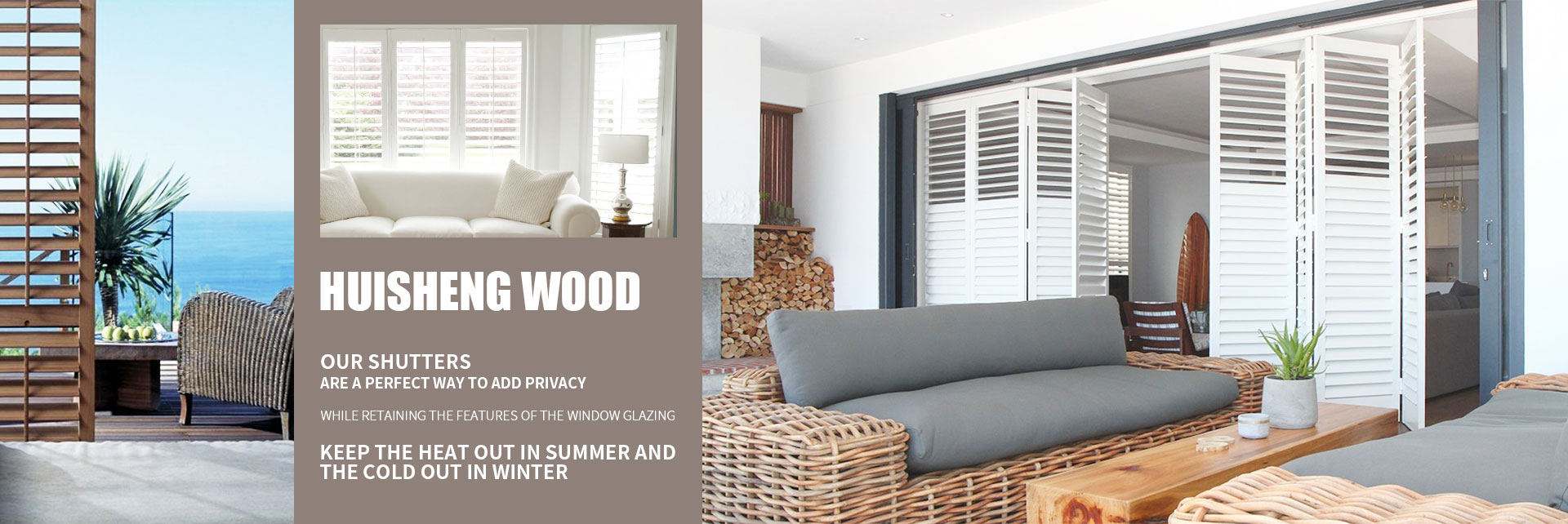Our shutters are a perfect way to add privacy.
