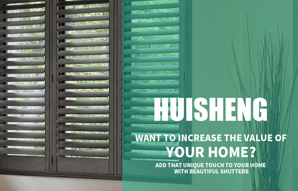 Add that unique touch to your home with beautiful shutters.